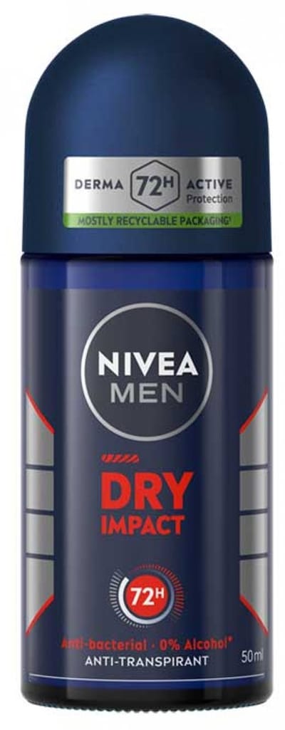 Nivea Men Dry Impact Anti-Transpirant 72H Roll-On 50 ml