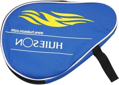 Tafeltennis Tas - Racket Beschermer - Sport Benodigdheden - Drie Compartimenten - 25 x 18 cm - Blauw