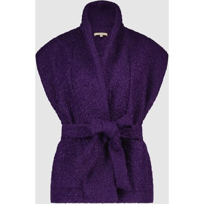 Circle of Trust Dolly Gilet Violet Size: XS | Ponchos &amp; Capes Outlet | Dames | Paars