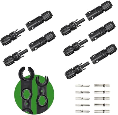 Zonnepaneel stekker - PV connector - Zonne-energie installatie - IP68 waterdicht - 10 mm2