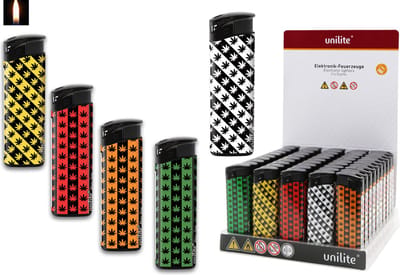 Unilite aanstekers 50 stuks - M-7 Mary Jane - print