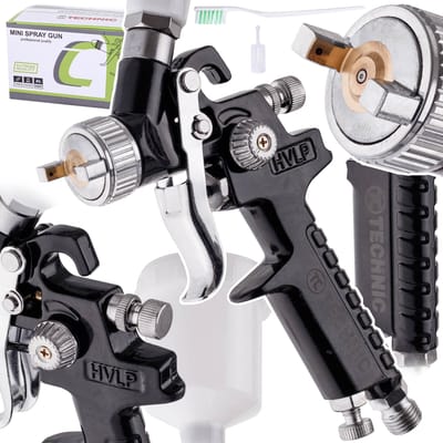 Mini HVLP Spuitpistool 1.0mm voor Spot Repair, 125ml