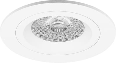 Spot Armatuur GU10 - Proma Rodos Pro - GU10 Inbouwspot - Rond - Wit - Aluminium - Ø93mm