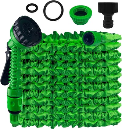 CRLYN® Flexibele Tuinslang - Uitrekbare Tuinsproeier - Meerdere Functies - 30M