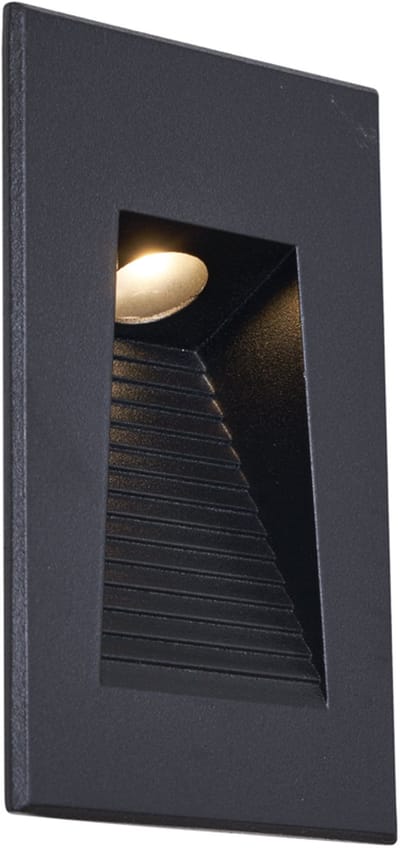 QAZQA trem - Moderne LED Wandlamp voor buiten - 1 lichts - D 6 cm - Zwart - Buitenverlichting