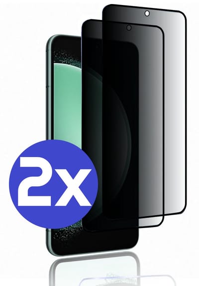 ArmorDrop Privacy Screenprotector Geschikt Voor Samsung S23 FE (Fan Edition) - Gehard Glas - 2 Stuks