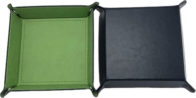 Dobbelsteenbak - Groen - Dice Tray - Dungeons And Dragons - Pitjesbak - Dobbelbak - Dobbelpiste - Pokerpiste - Dice Box - Dobbelbak - Dobbelstenen