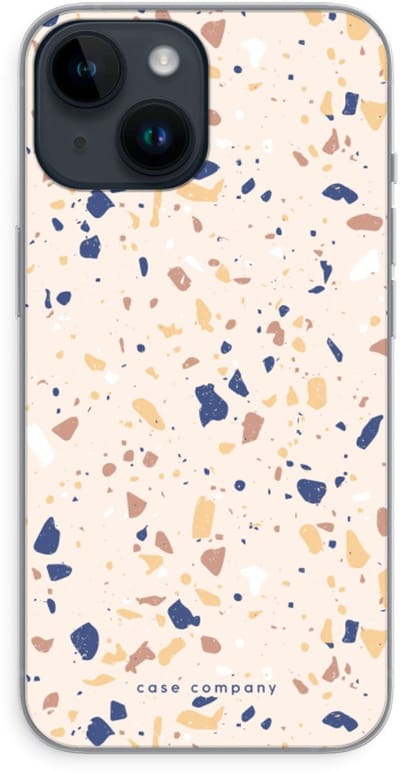 Case Company® - Hoesje geschikt voor iPhone 14 hoesje - Terrazzo N°23 - Soft Cover Telefoonhoesje - Bescherming aan alle Kanten en Schermrand