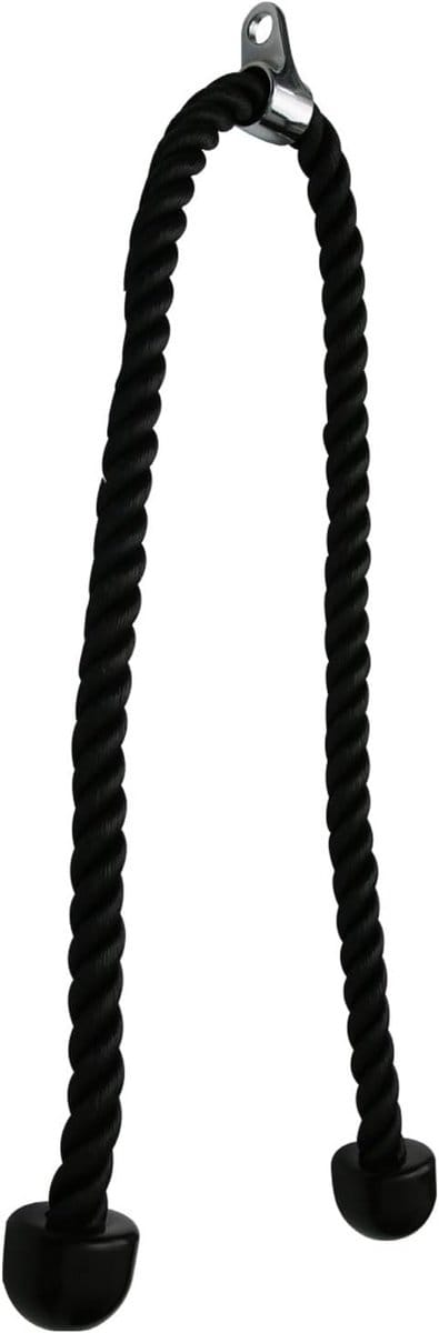 Extra Lang Tricep Touw 140cm voor Kabelmachine en Thuis Fitness