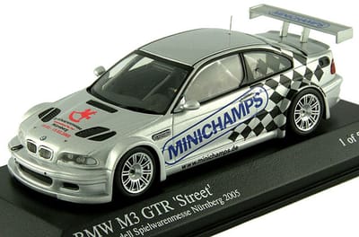 BMW M3 GTR 'Street' Spielwarenmesse Nürnberg 2005 - 1:43 - Minichamps