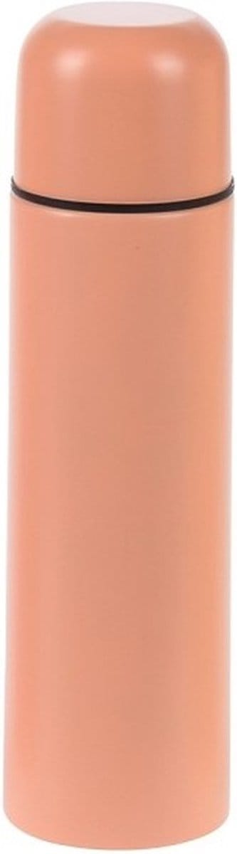 Excellent Houseware thermoskan - isoleerkan - koffiekan - 500 ml - RVS - oranje - koude en warme drankjes