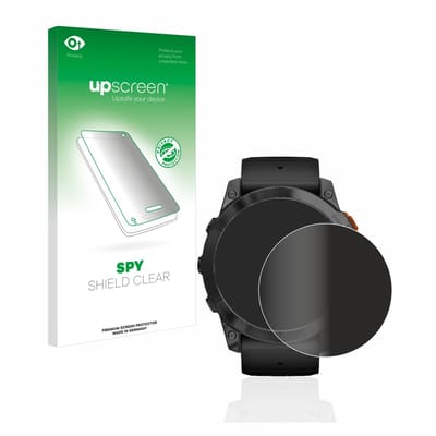 upscreen - privacy screenprotector voor Garmin Fenix 7X Pro Solar (51 mm) - Folie Beschermfolie Blauwlichtfilter