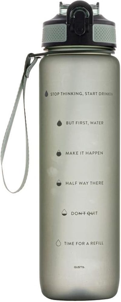 Motivatie drinkfles 1L - Groen