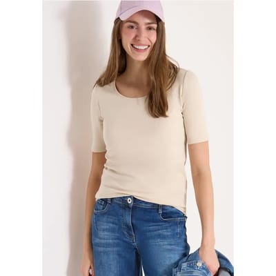 Shirt in effen kleur