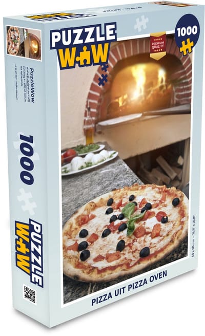 Puzzel Pizza uit pizza oven - Legpuzzel - Puzzel 1000 stukjes volwassenen