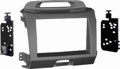 2-DIN radiopaneel Kia Sportage(SL) 08/2010-01/2016 grijs (METRA)
