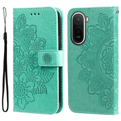 Mocaa Xiaomi Redmi A7 Pro Bookcase Hoesje Mandala Groen