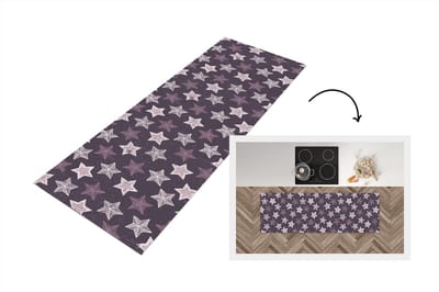Keukenloper - Loper keuken - Patronen - Christmas - Sterren - 150x50 cm - Keukenloper vinyl