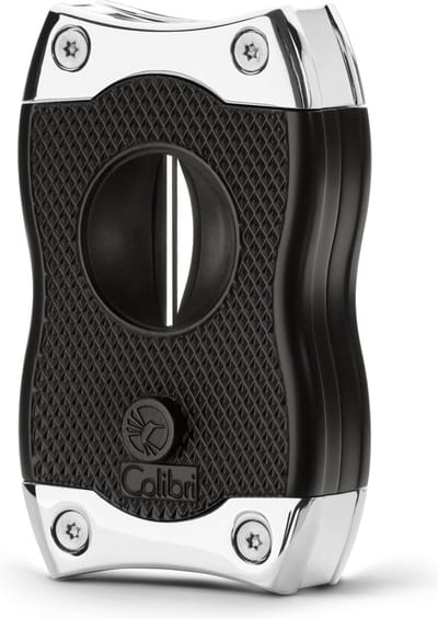 Colibri SV-Cut Sigarenknipper - tot 70 Ring Damesmaat - Sigaar Knipper Metaal - Zwart & Chrome