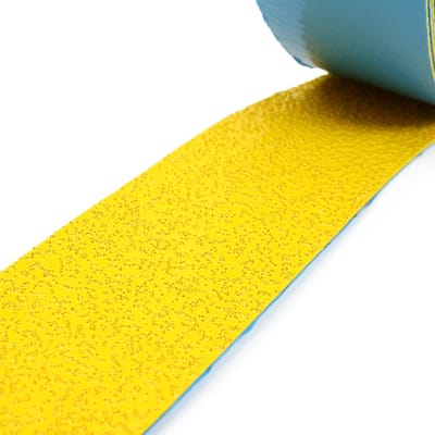 Reflecterende anti-slip vloertape - Geel - 3000 cm x 50 mm x 1,8 mm- Anti-slip & Reflecterend - Polyethyleen met hoge dichtheid (HDPE) - 1,8 mm - Voor binnen & buiten