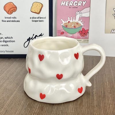 Onderglazuur Gekleurde Keramische Mok Souvenirbeker voor Thuis Verjaardagscadeau Waterbeker Stel Koffiekop Persoonlijk 301-400ml
