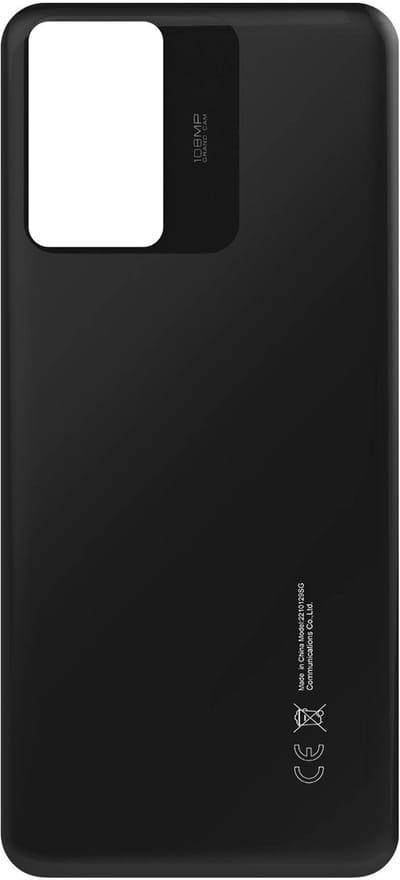 Xiaomi, Batterijdeksel voor Xiaomi Redmi Note 12S Origineel Service Pack, Zwart