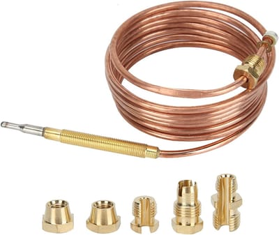 Buitenhaard Temperatuur Sensor Probe voor Gasverwarming met Moeren - 59 inch, Ideaal voor Tuin en Terras