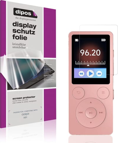 dipos – 4x Beschermfolie geschikt voor ODEJOI X91 | Krasbestendige & heldere Screenprotector Ultra-Thin