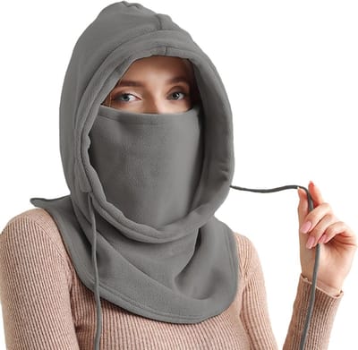 Thermische Fleece Balaclava voor Vrouwen - Wintermasker met Nekwarmer voor Skiën, Fietsen en Hardlopen, Winddicht en Warm