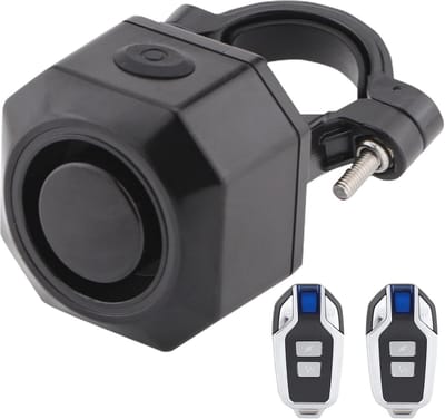 USB Fietsalarm - Alarm met afstandsbediening - 110dB - 12V - 3 geluidssterktes - 7 gevoeligheidsstanden - Waterdicht -Slim Anti-Diefstal Alarm Beveiliging - voor e-bikes, scooters, motorfietsen, huisdeuren en ramen