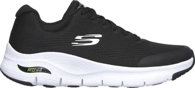 Skechers Arch Fit Heren Sneakers - Black/White