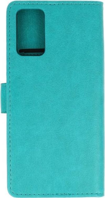 Hoesje Geschikt voor de Samsung Galaxy Note 20 - Kaarthouder Book Case Telefoonhoesje - Groen