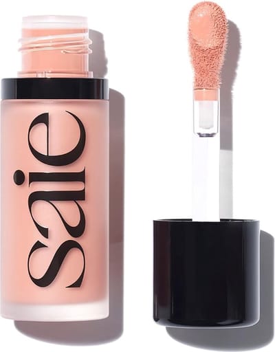 Saie Dew Blush - Lightweight Blendable + Buildable Cream Gel Blush - Peachy