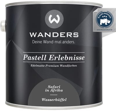Wanders24 Pastell – krijtverf muurverf – 2,5 l – waterbuffel grijs
