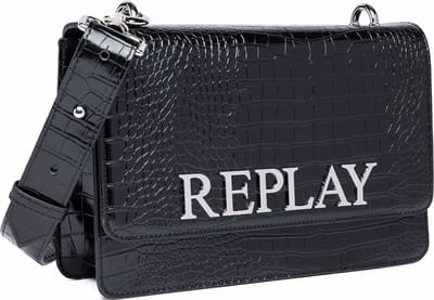 REPLAY Schoudertas Avondtas Crossbody Bag Black Zwart