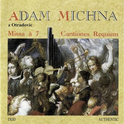 CD ADAM VÁCLAV MICHNA Z OTRADOVIC - Missa à 7, Cantiones, Requiem MK00012 Studio Matouš 1992 Tsjechië Klassiek Gebruikt gray