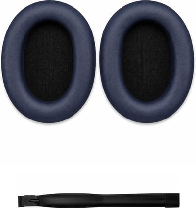 Set Oorkussens voor Sony Koptelefoon - WH-CH700N Oorkussen - WH-CH710N / WH-CH720N - Kunstleer met Traagschuim - Blauw