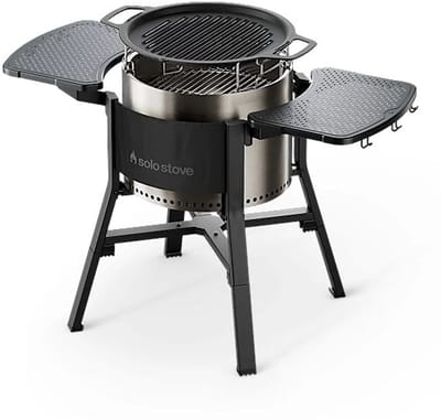 Solo Stove Bonfire kookstation, inclusief rooster en grillplaat zwart