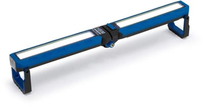 HBM Professionele Oplaadbare LED Bouwlamp & Werkweld – 1000 Lumen – Uitklapbaar – 4000 mAh Accu (USB-C) – Met Magneten, Ophanghaak en Statiefaansluiting