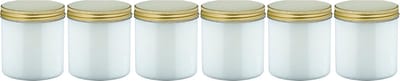 Luxe Verzorgende Bodyscrub-Gel Touch of Tropical - 400 gram - Pot met gouden deksel - set van 6 stuks - Hydraterende Lichaamsscrub