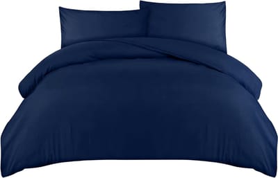ZRSS® Dekbedovertrek 200x200 - Tweepersoons Dekbed - Set met Kussensloop - Zachte Microvezel - Blauw