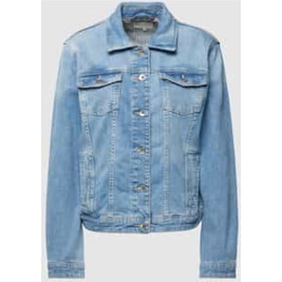 Tom Tailor - Jeansjasje van gerecycled katoen - Maat XS - Light Stone Blue Denim