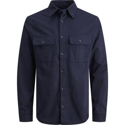JACK&JONES - Maat EU3XL US1XL - PLUS JORDARREN CPO SHIRT LS PS Heren Overhemd
