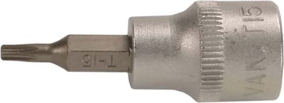 SW-Stahl 06520-T15 schroevendraaierbit I 3/8 I TR-profiel I schroevendraaierbit voor Torx I zeskantinzet
