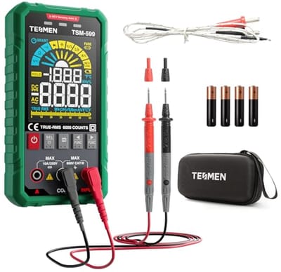 Smart Digitale Multimeter met TRMS 6000 Counts en Meervoudige Meetfuncties