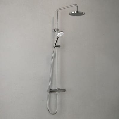 Kludi Logo Basic Thermostat Dual Shower System 6809405-00