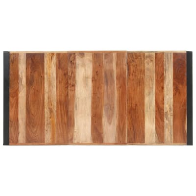 vidaXL - Eettafel - 160x80x75 - cm - massief - hout