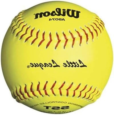 Softbal Pakket - Honkbal Ballen - Little League Wedstrijden - Verhoogde Naden - 11 Inch - Optisch Geel
