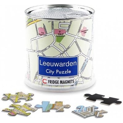 City Puzzle Leeuwarden - Puzzel - Magnetisch - 100 puzzelstukjes