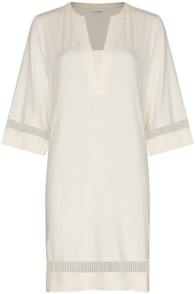 Pastunette Premium - Jurk - Ivory Shore - Viscose - Ecru - Maat 36